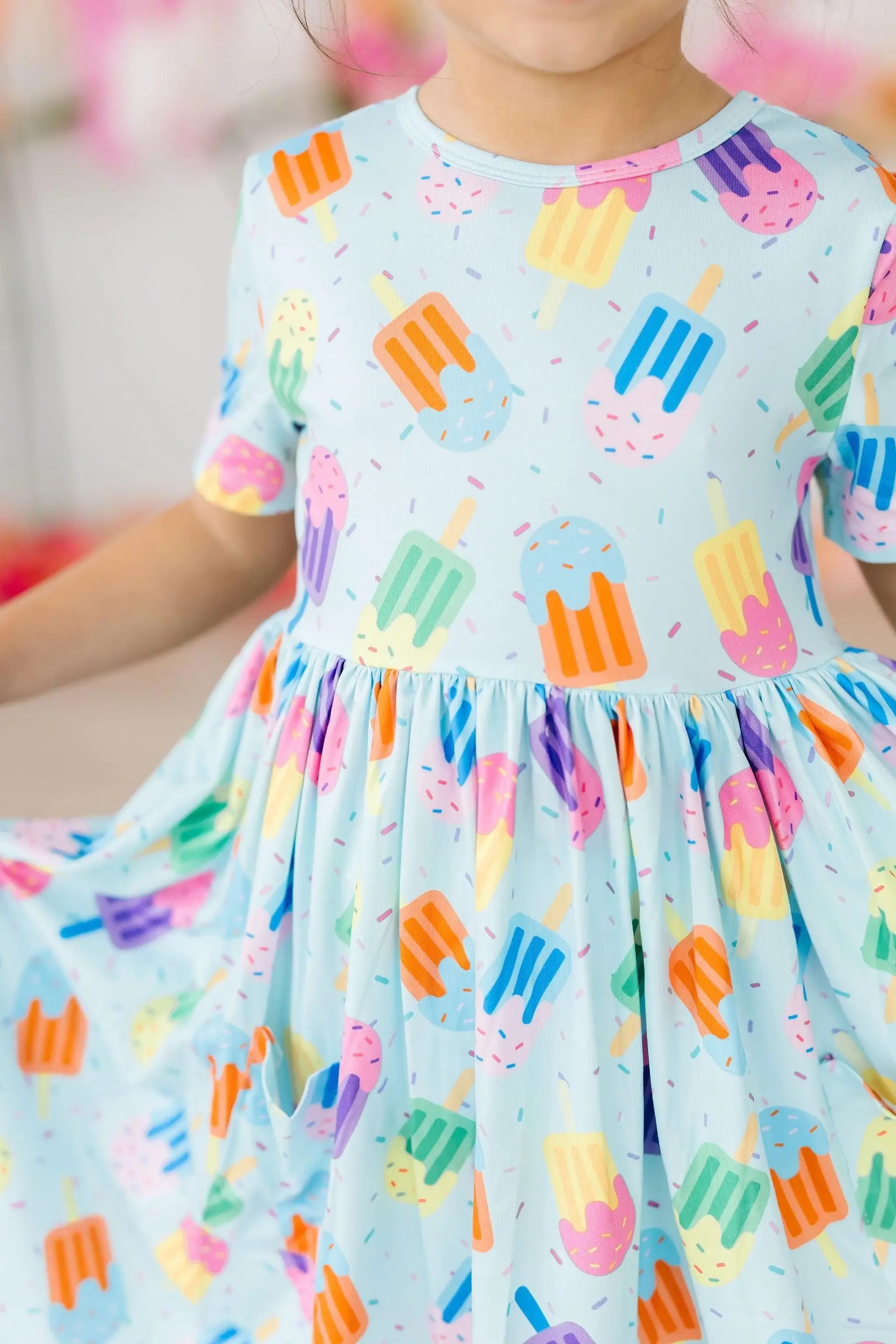 Sweet Treat S/S Pocket Twirl Dress - Mila & Rose ® - Flyclothing LLC