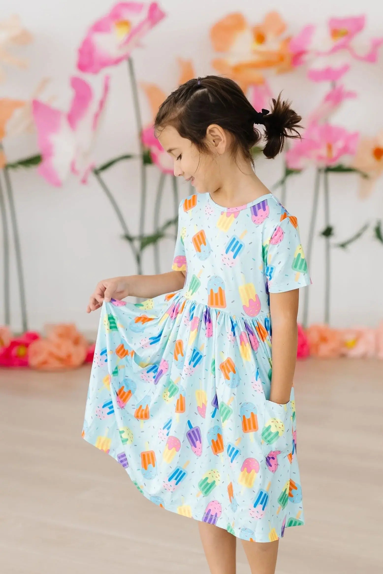 Sweet Treat S/S Pocket Twirl Dress - Mila & Rose ® - Flyclothing LLC