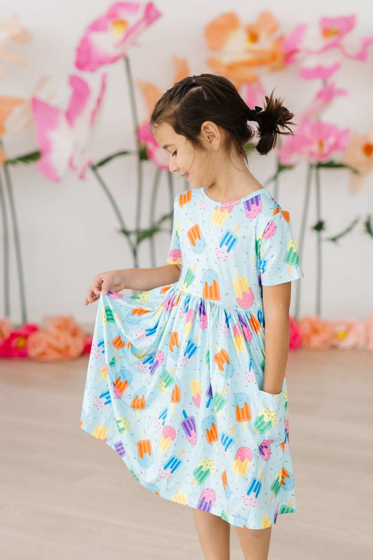 Sweet Treat S/S Pocket Twirl Dress - Mila & Rose ® - Flyclothing LLC