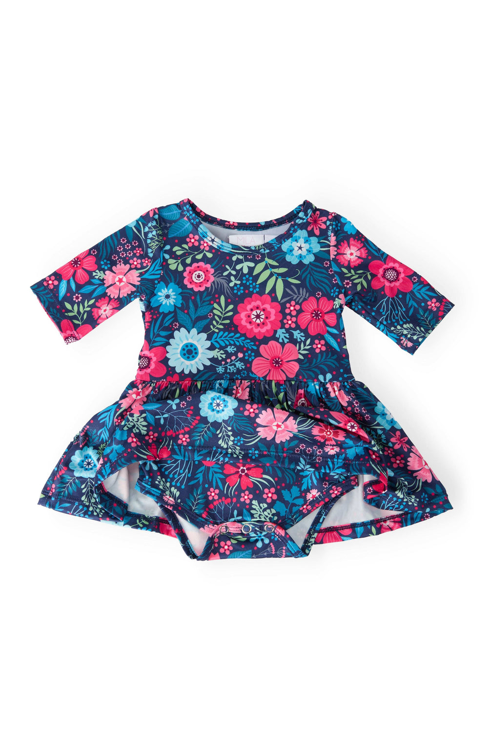 Sweet Gardenia 3/4 Twirl Bodysuit - Mila & Rose ® - Flyclothing LLC