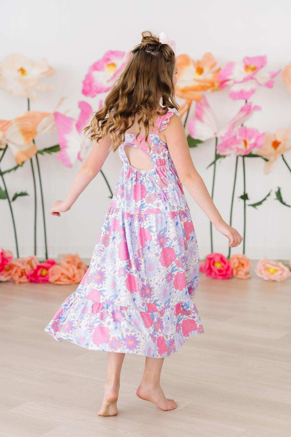 Sweet Springtime Ruffle Maxi Dress - Mila & Rose ® - Flyclothing LLC