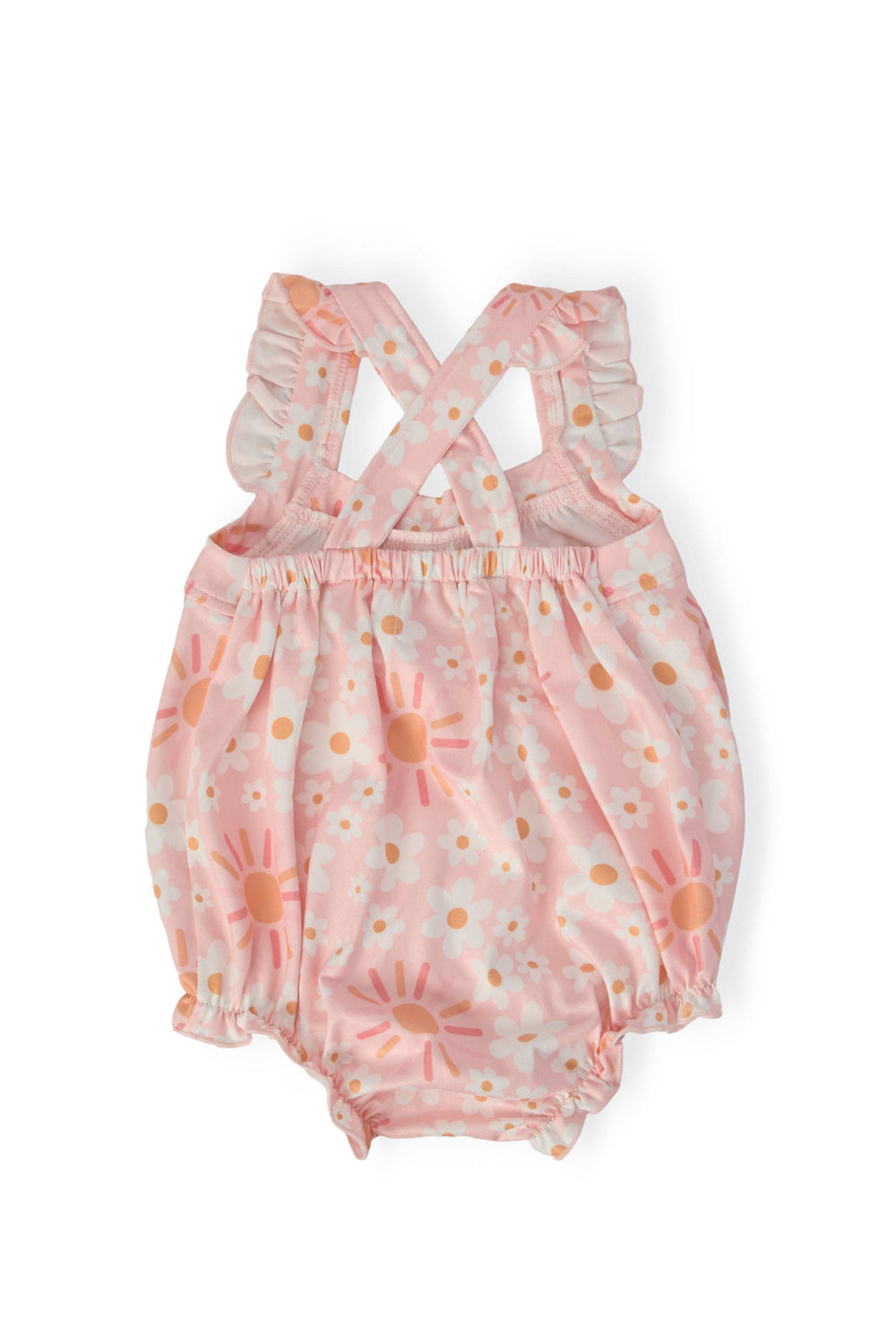 Sweet & Sunny Ruffle Cross Back Romper - Mila & Rose ® - Flyclothing LLC