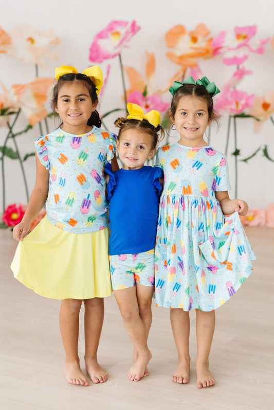 Sweet Treat S/S Pocket Twirl Dress - Mila & Rose ® - Flyclothing LLC