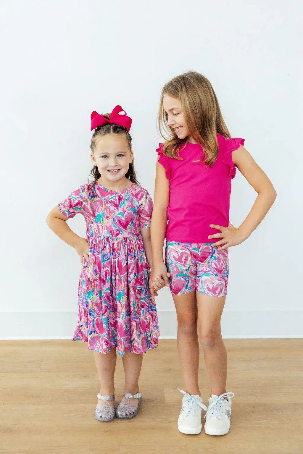 Sweetheart Scribble S/S Pocket Twirl Dress - Mila & Rose ® - Flyclothing LLC