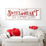 Sweetheart Cafe Sign - Tailored Canvases - Flyclothing LLC