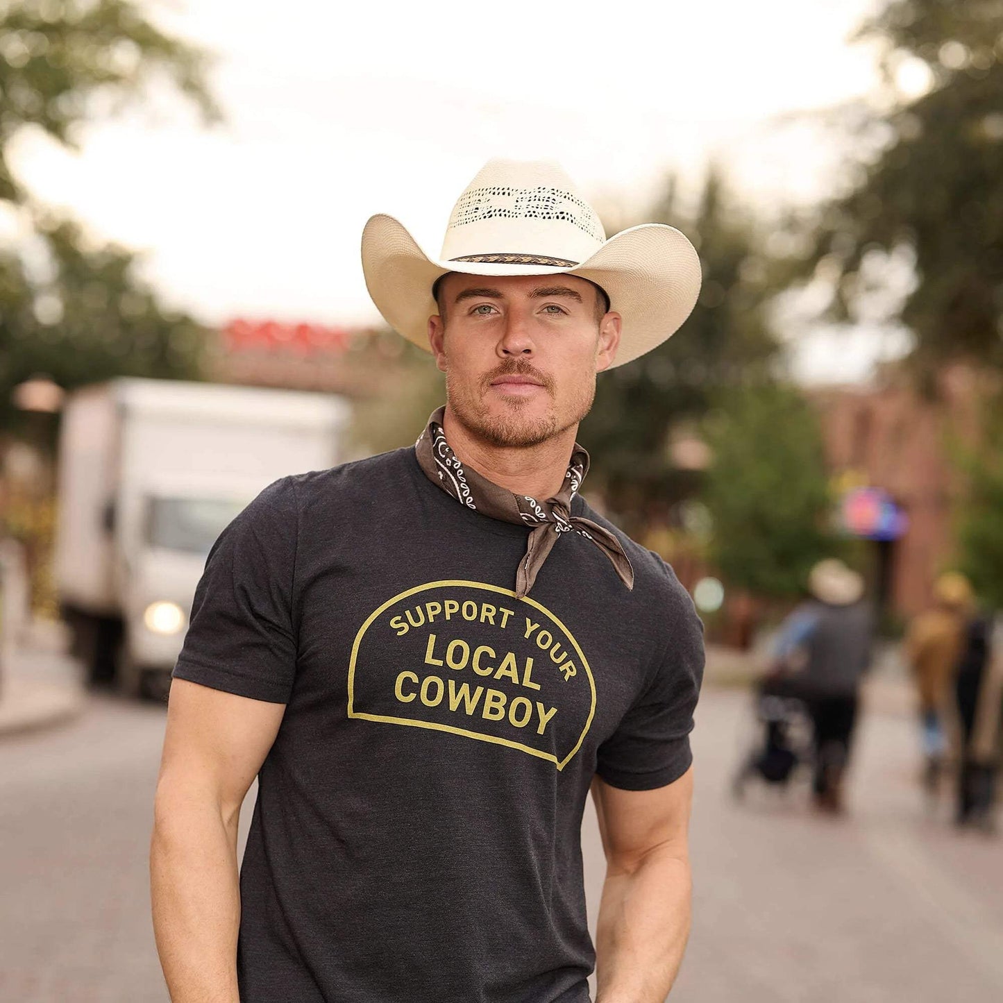 Support Your Local Cowboy T-Shirt - Cowboy Cool - Flyclothing LLC