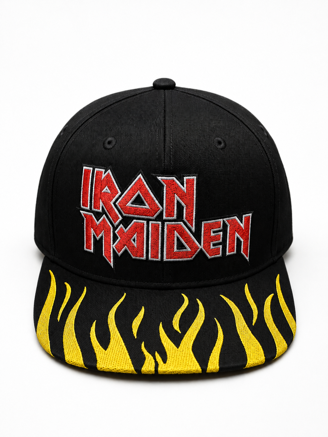 Iron Maiden
Flat Embroidery Black 5 Panel Structured Hat