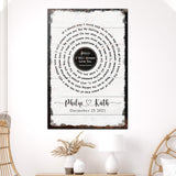 Song Lyrics Sign - Tailored Canvases - Flyclothing LLC