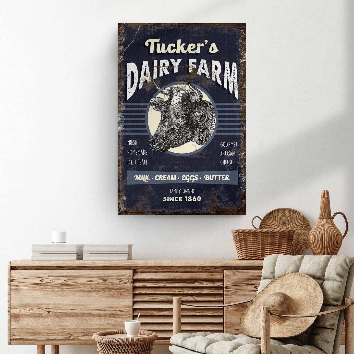 Dairy Farm Sign - Tailored Canvases - Flyclothing LLC