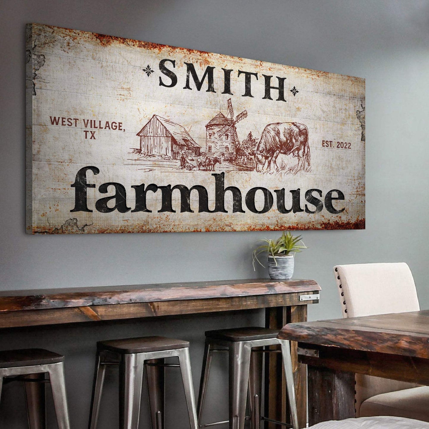 Family Farmhouse Sign II - Tailored Canvases - Flyclothing LLC