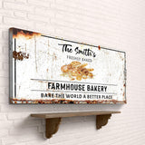 Farmhouse Bakery Sign - Tailored Canvases - Flyclothing LLC