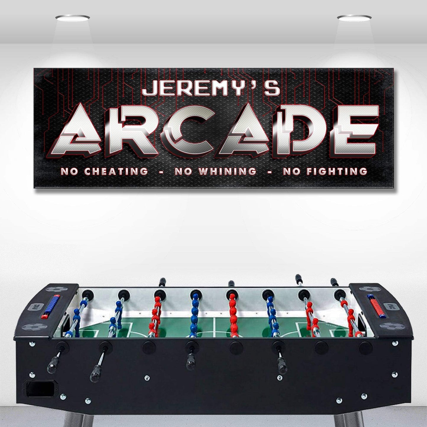 Arcade Family Sign - Tailored Canvases - Flyclothing LLC