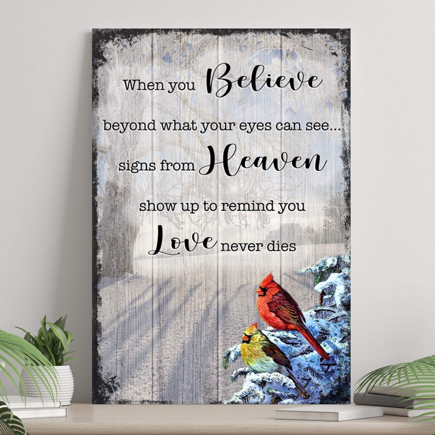 Signs From Heaven That Love Never Dies Sign II - Tailored Canvases - Flyclothing LLC
