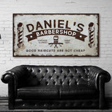 Barbershop Sign - Tailored Canvases - Flyclothing LLC