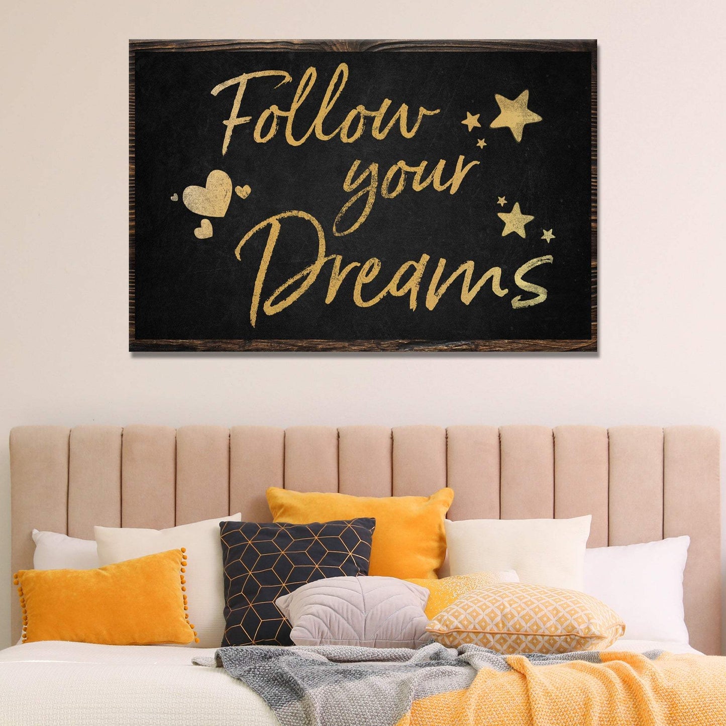 Follow Your Dreams Sign II - Tailored Canvases - Flyclothing LLC