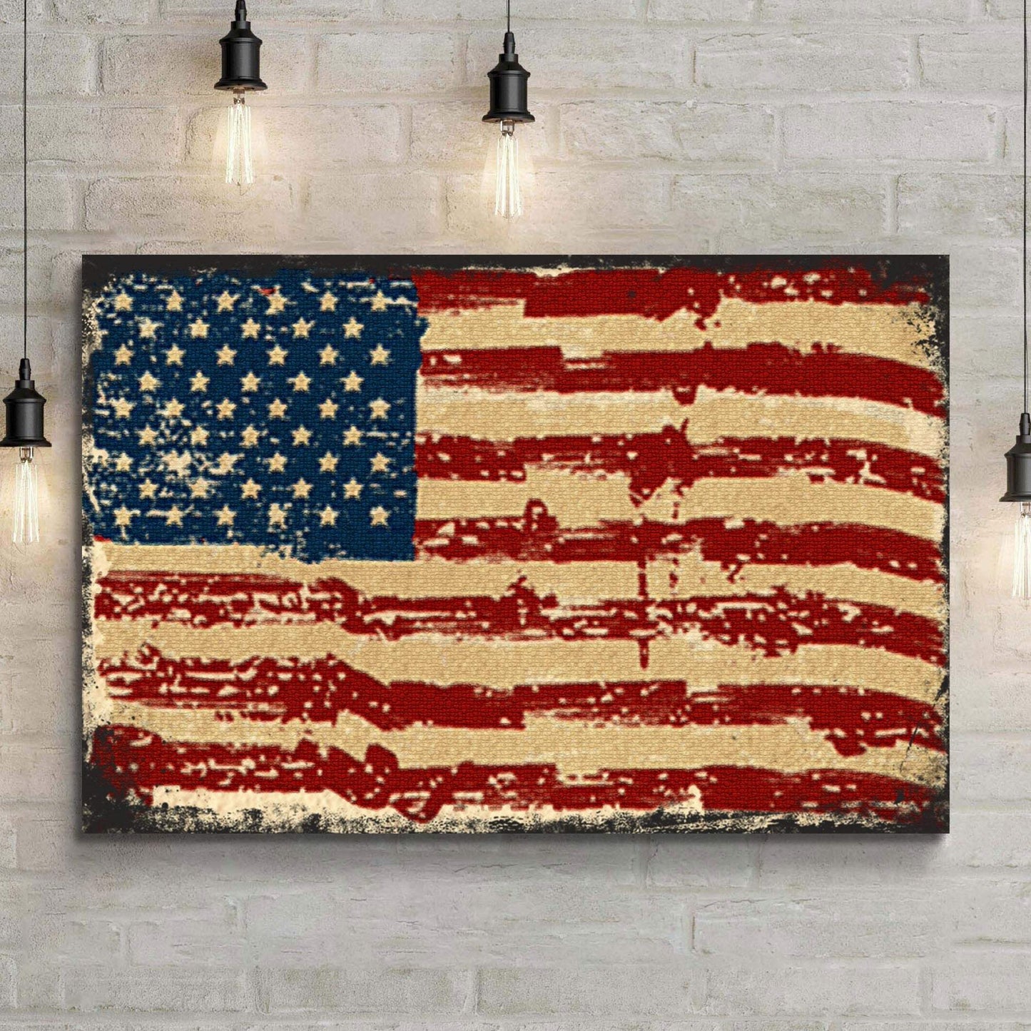 American Flag Canvas Wall Art - Tailored Canvases - Flyclothing LLC