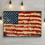 American Flag Canvas Wall Art - Tailored Canvases - Flyclothing LLC