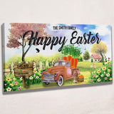 Family Happy Easter Sign - Tailored Canvases - Flyclothing LLC