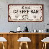 Coffee Bar Sign IV - Tailored Canvases - Flyclothing LLC