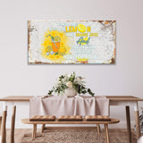Life And Lemons Sign - Tailored Canvases - Flyclothing LLC