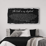 Psalm 23 - The Lord Is My Shepherd Sign IV - Tailored Canvases - Flyclothing LLC