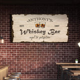 Whiskey Bar Sign II - Tailored Canvases - Flyclothing LLC