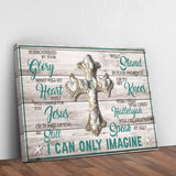 I Can Only Imagine Jesus Sign - Tailored Canvases - Flyclothing LLC