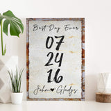 Best Day Ever Sign - Tailored Canvases - Flyclothing LLC