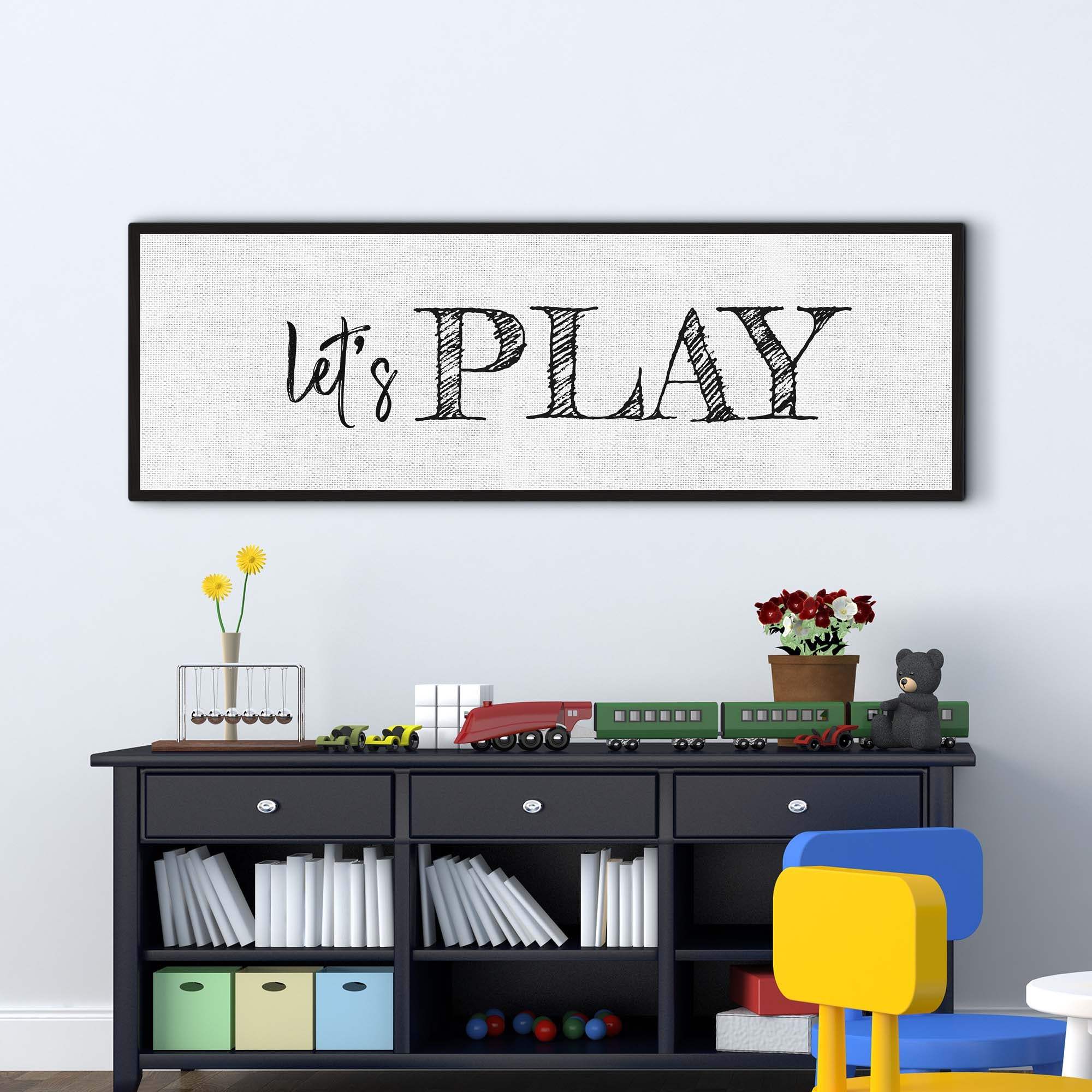Let's Play Sign - Tailored Canvases - Flyclothing LLC
