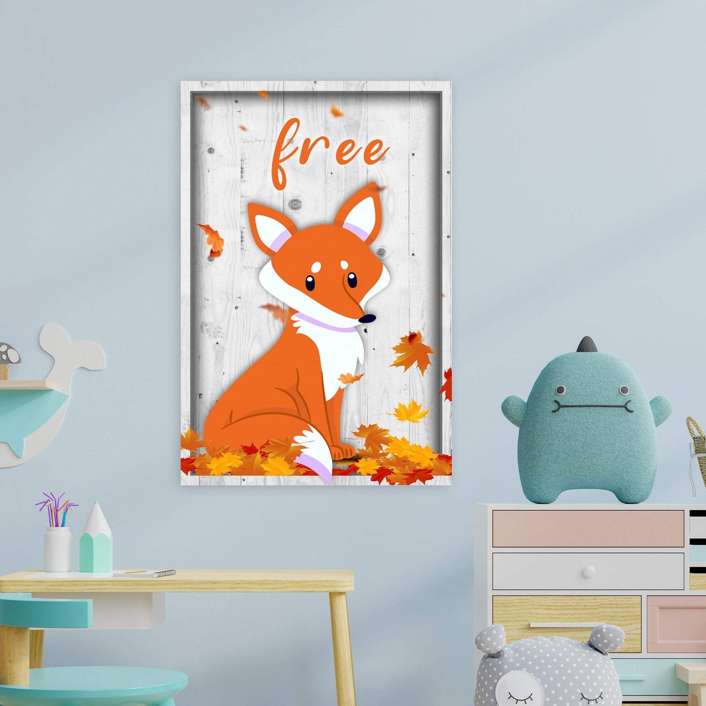 The Most Adorable Free Fox Sign - Tailored Canvases - Flyclothing LLC