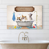 Splish Splash We Were Taking A Bath Sign - Tailored Canvases - Flyclothing LLC