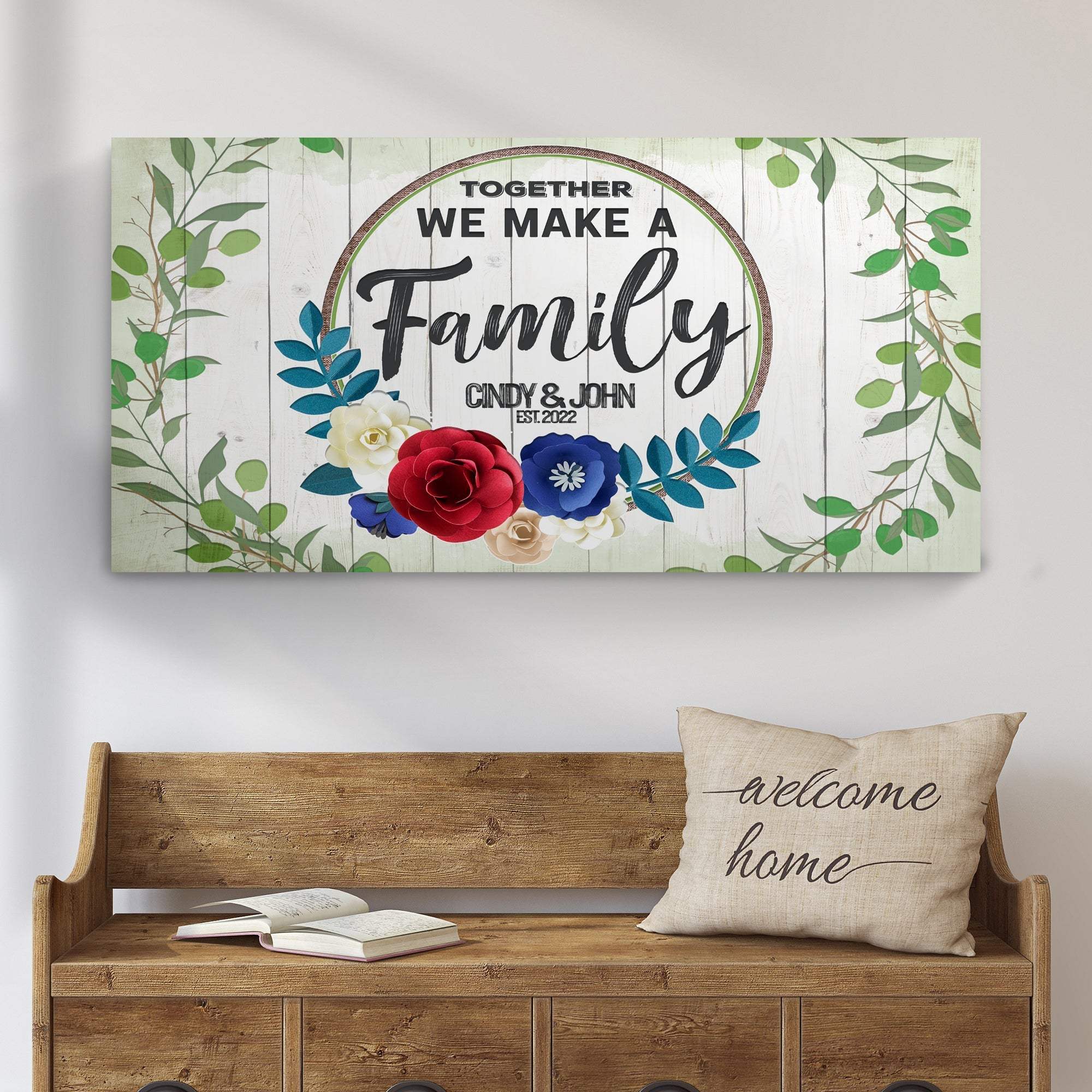 Together We Make A Family Sign - Tailored Canvases - Flyclothing LLC