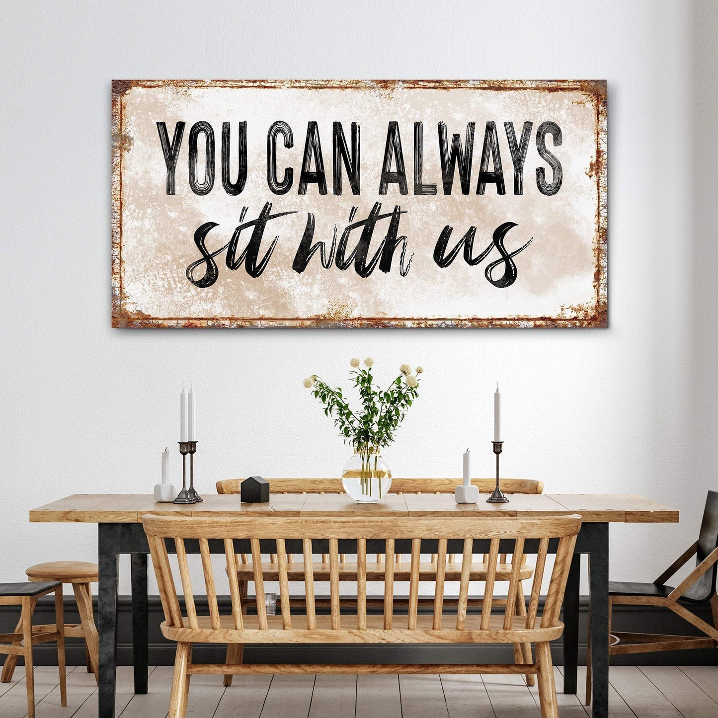 You Can Totally Sit With Us Sign II - Tailored Canvases - Flyclothing LLC
