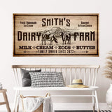 Dairy Farm Sign II - Tailored Canvases - Flyclothing LLC