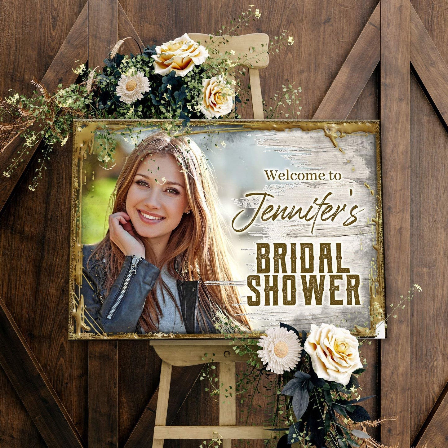 Welcome To The Bridal Shower Sign - Tailored Canvases - Flyclothing LLC