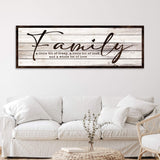 A Little Bit Of Crazy, Loud, And A Whole Lot Of Love Family Sign III - Tailored Canvases - Flyclothing LLC