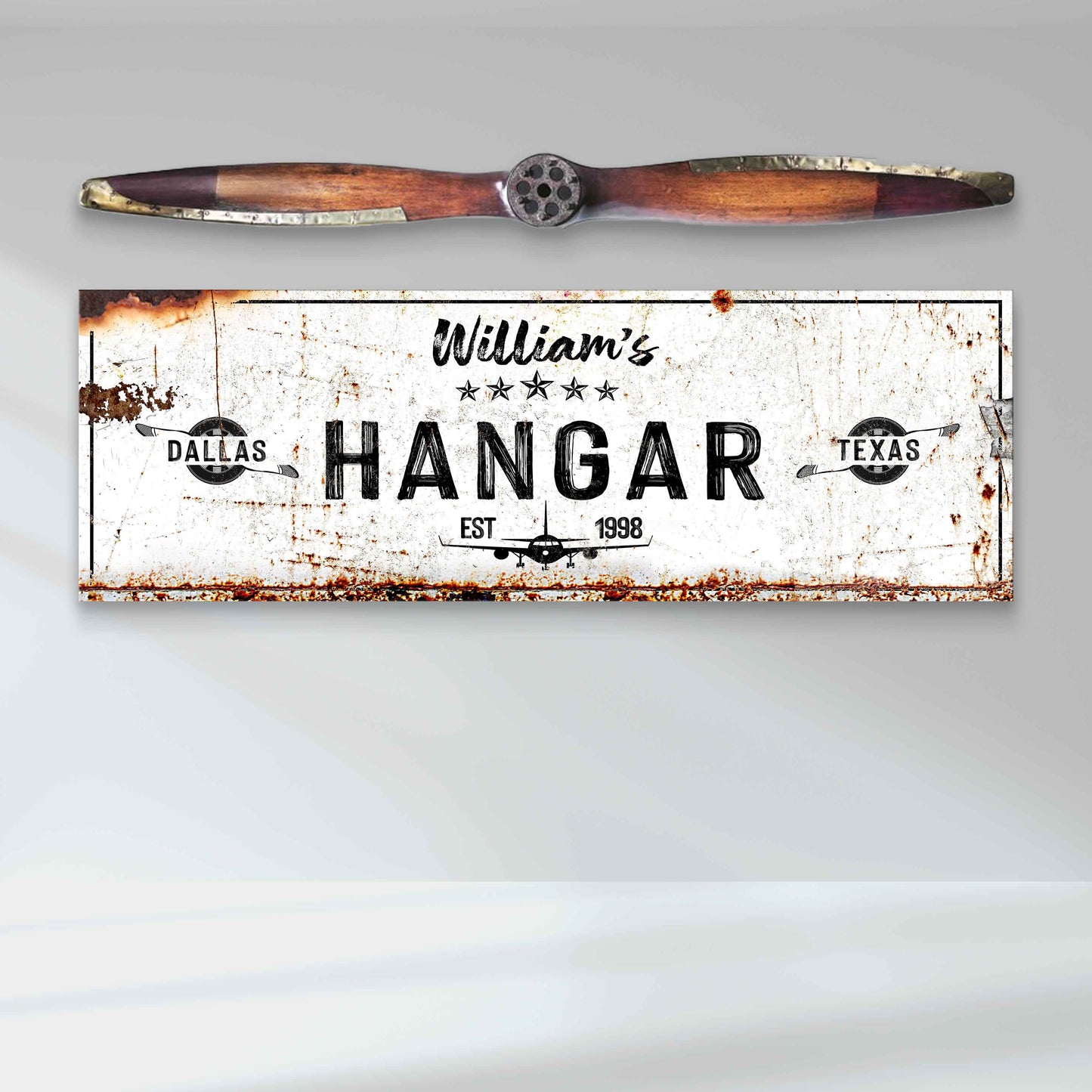 Hangar Sign II - Tailored Canvases - Flyclothing LLC