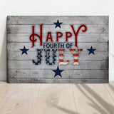 Happy Fourth Of July Sign - Tailored Canvases - Flyclothing LLC