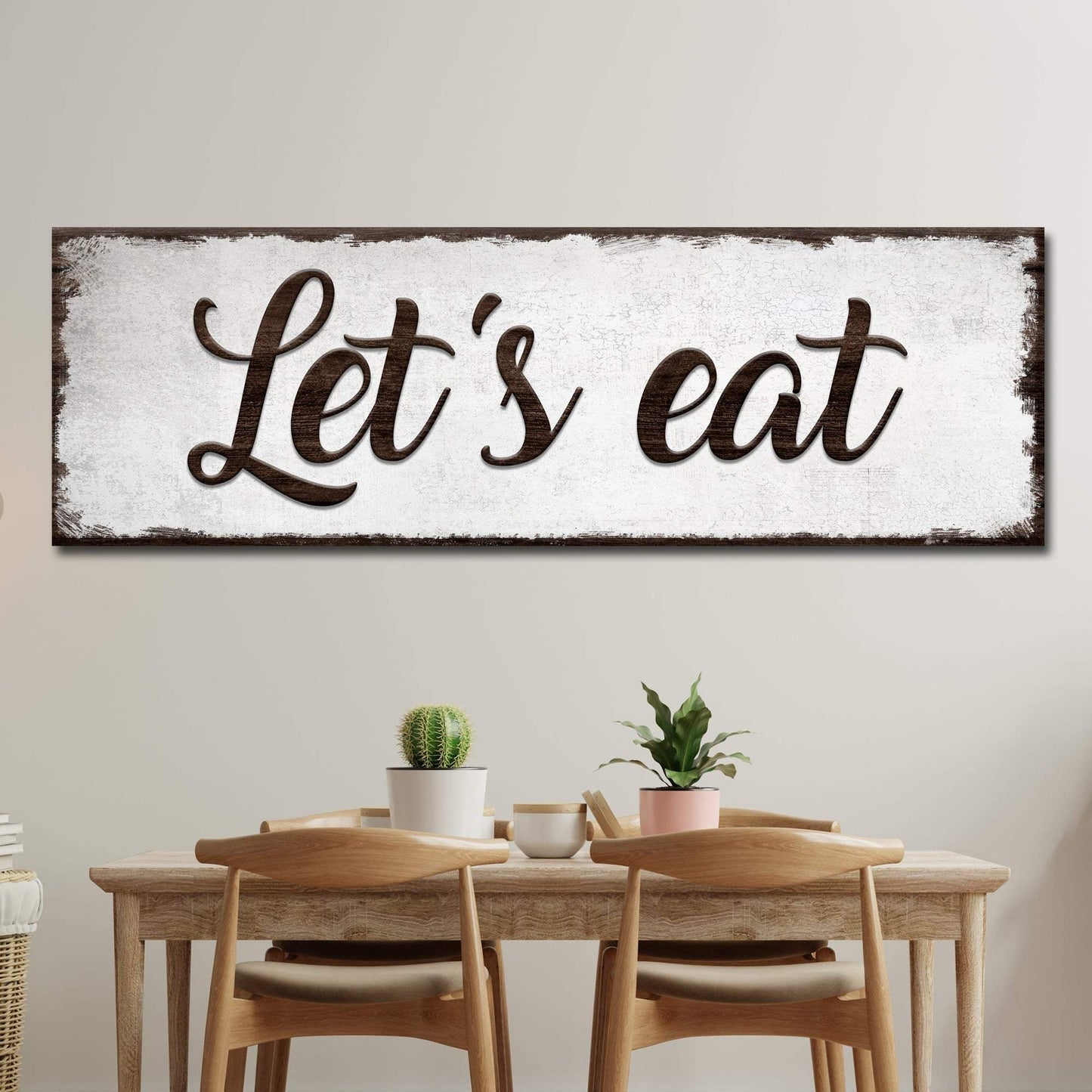 Let's Eat Sign - Tailored Canvases - Flyclothing LLC