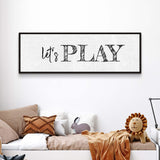 Let's Play Sign - Tailored Canvases - Flyclothing LLC