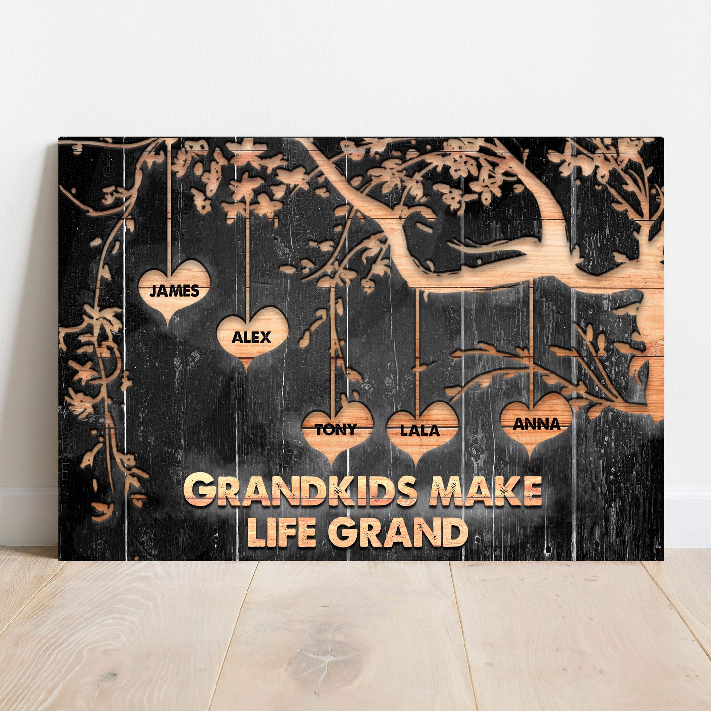 Grandkids Make Life Grand Sign II - Tailored Canvases - Flyclothing LLC