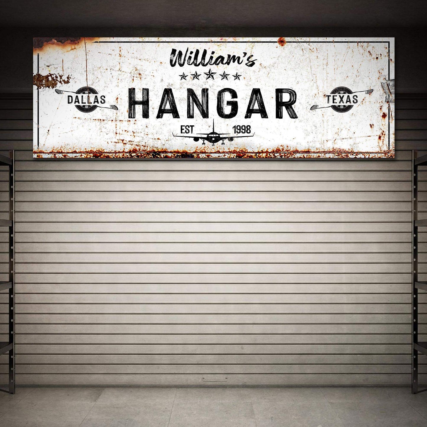 Hangar Sign II - Tailored Canvases - Flyclothing LLC