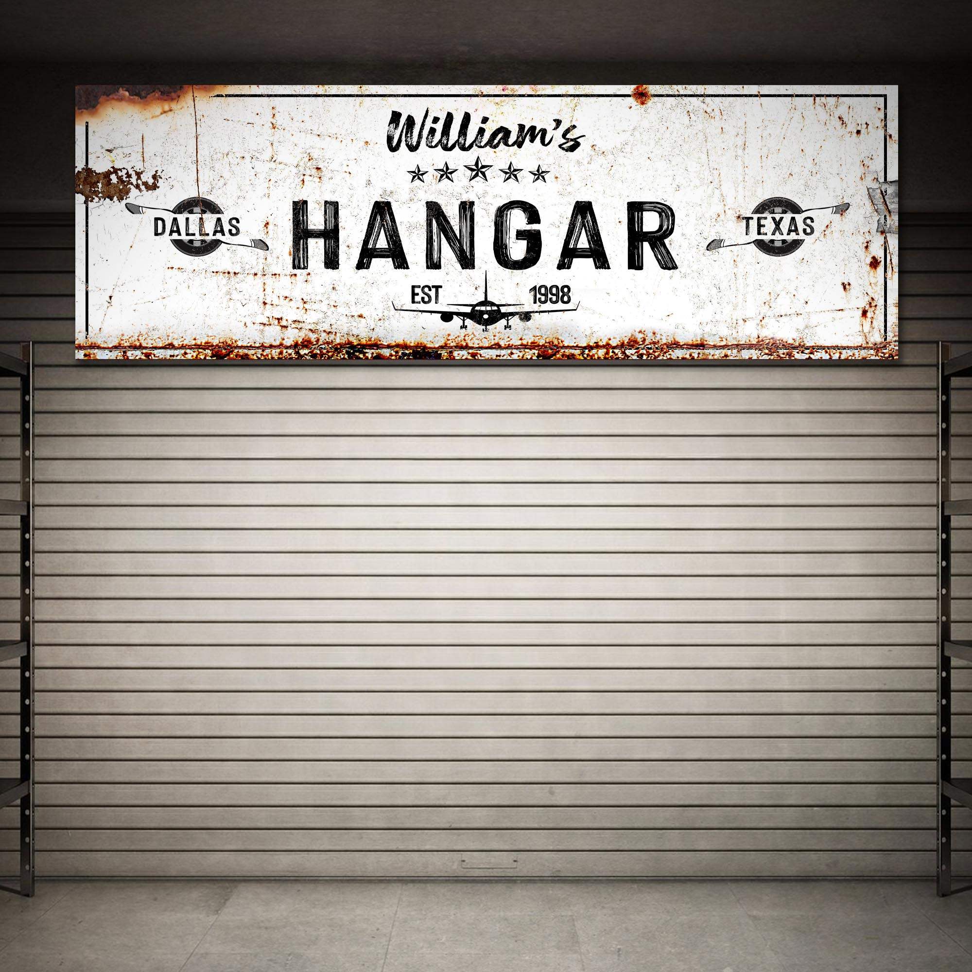 Hangar Sign II - Tailored Canvases - Flyclothing LLC