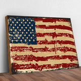 American Flag Canvas Wall Art - Tailored Canvases - Flyclothing LLC