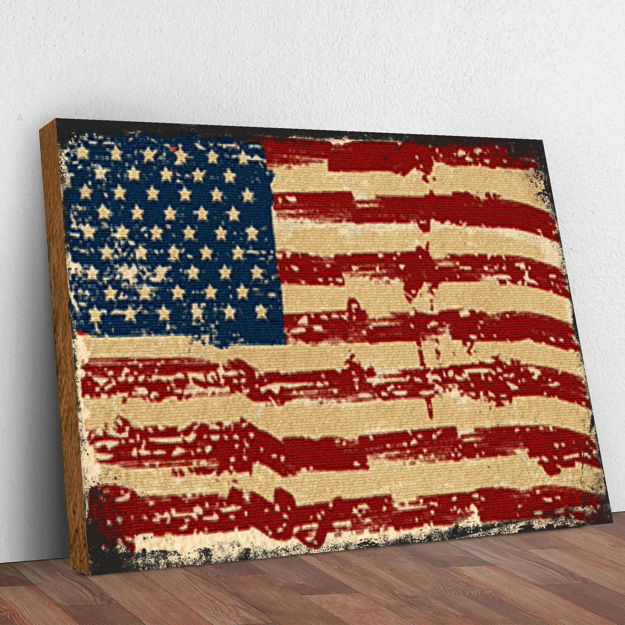 American Flag Canvas Wall Art - Tailored Canvases - Flyclothing LLC