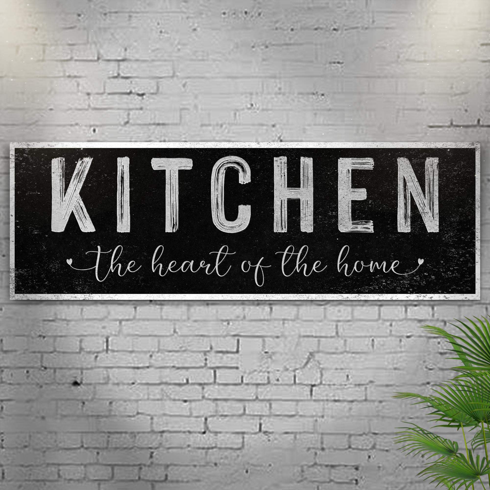 Kitchen Is The Heart Of The Home Sign III - Tailored Canvases - Flyclothing LLC