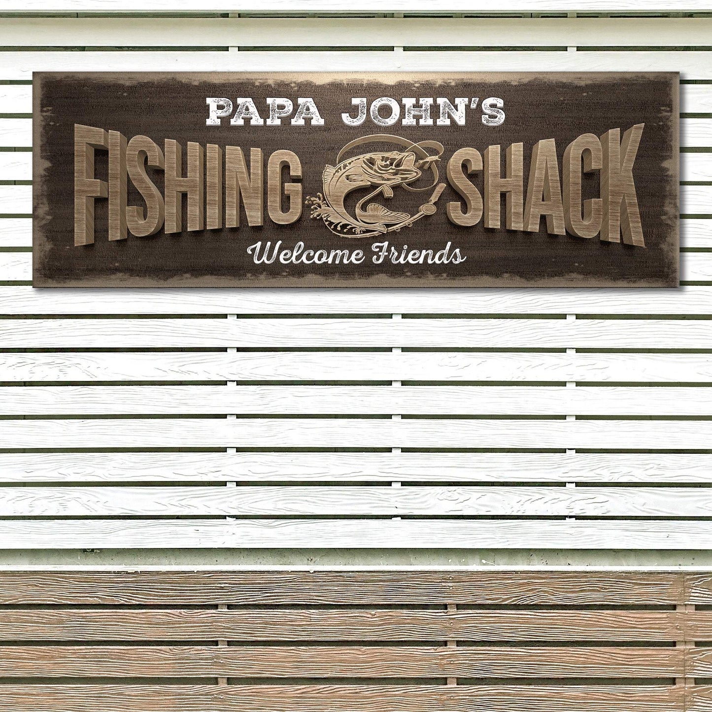 Fishing Shack Sign II - Tailored Canvases - Flyclothing LLC