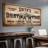 Dairy Farm Sign II - Tailored Canvases - Flyclothing LLC
