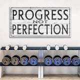Progress Not Perfection Sign - Tailored Canvases - Flyclothing LLC