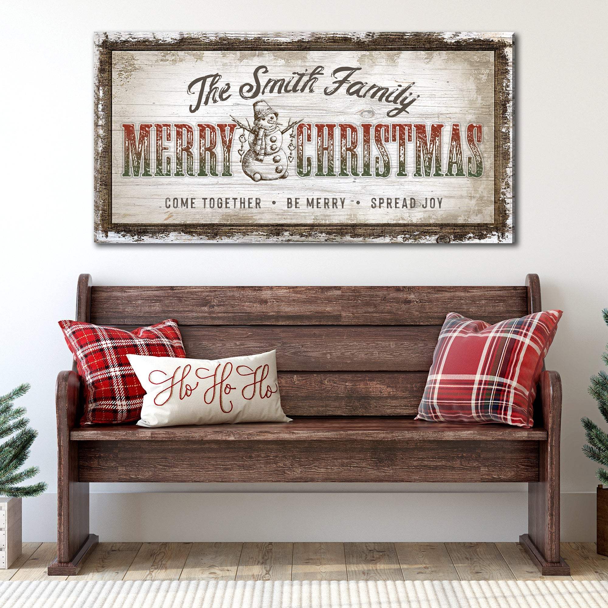 Merry Christmas Sign - Tailored Canvases - Flyclothing LLC